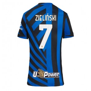 Inter Milan Piotr Zielinski #7 Dámské Domácí Dres 2024-25 Krátký Rukáv